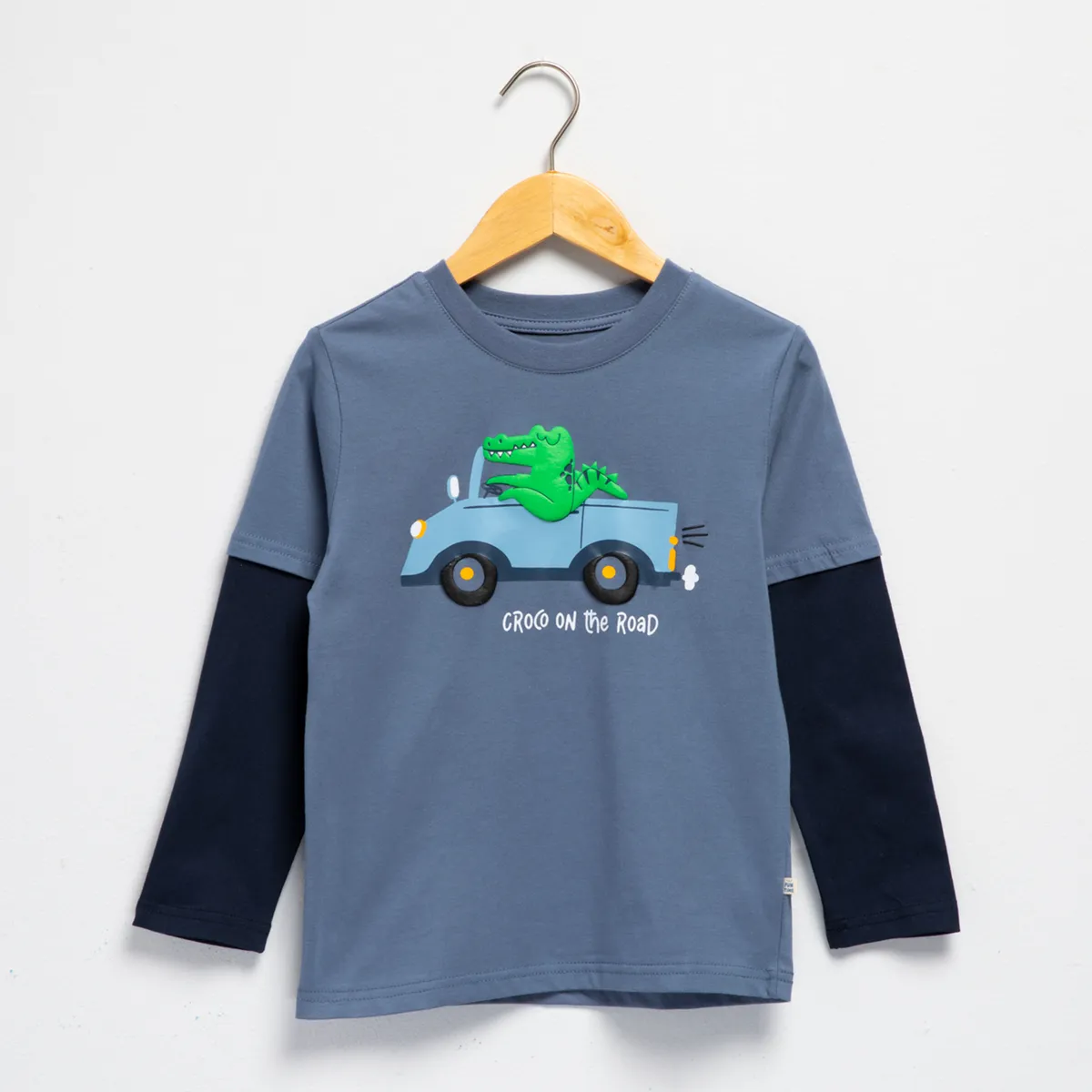 YAMP - Polera Niño Manga Larga Algodón Yamp