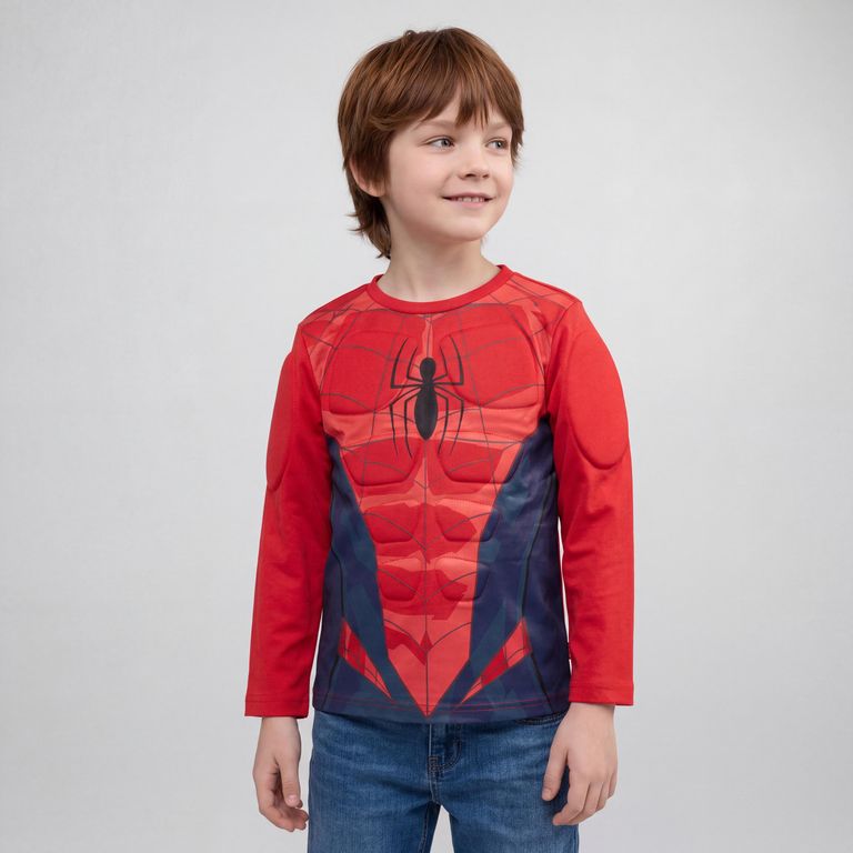Polera Manga Larga Algodón Niño
