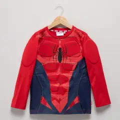 SPIDER MAN - Polera Manga Larga Algodón Niño Spider-Man