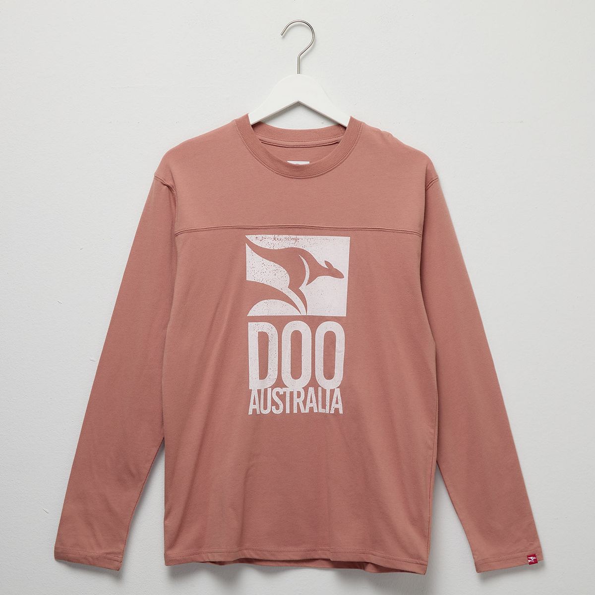 DOO AUSTRALIA - Polera Manga Larga Algodón Niño Naranjo Doo Australia