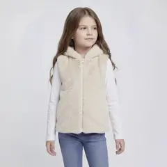 YAMP - Chaqueta Peluda Sin Mangas Niña