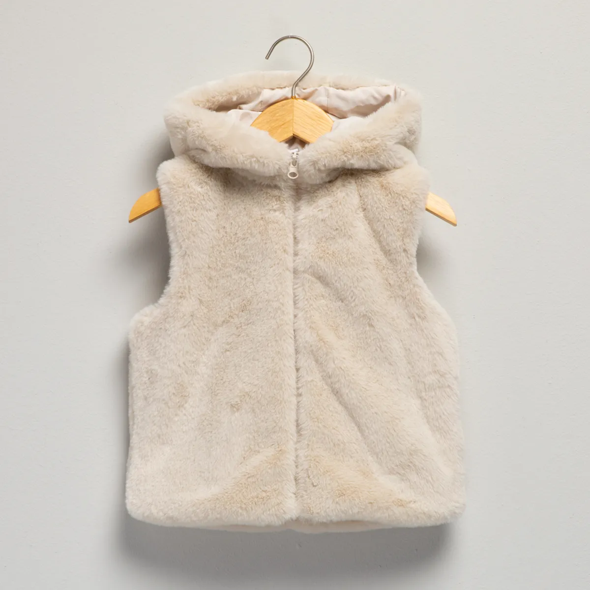 YAMP - Chaqueta Peluda Sin Mangas Niña Yamp