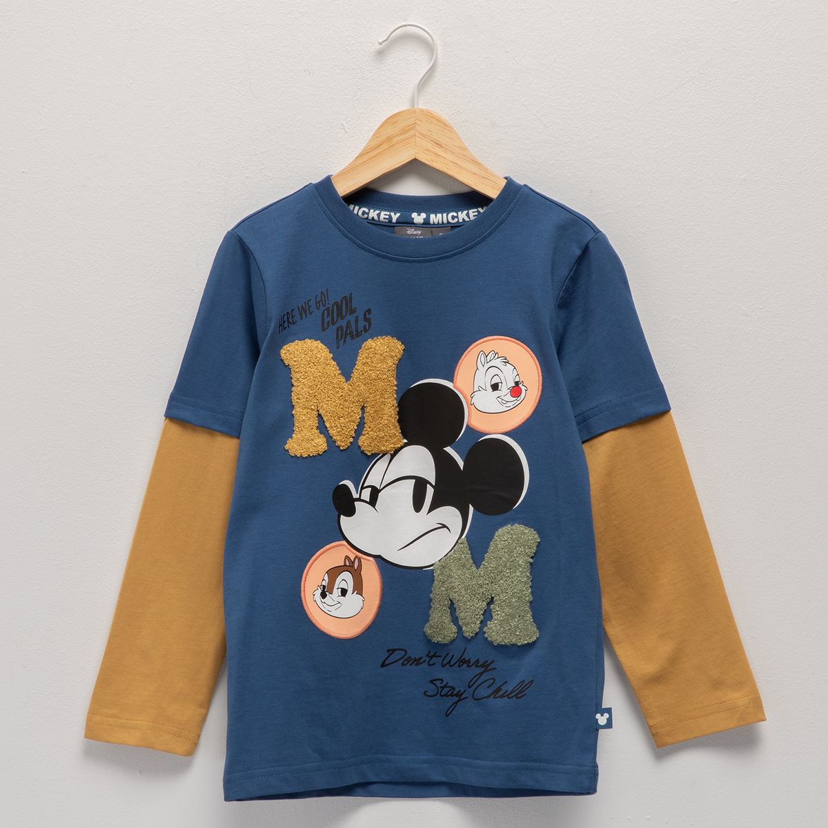 STD CHARACTERS - Polera Manga Larga Algodón Niño Std Characters