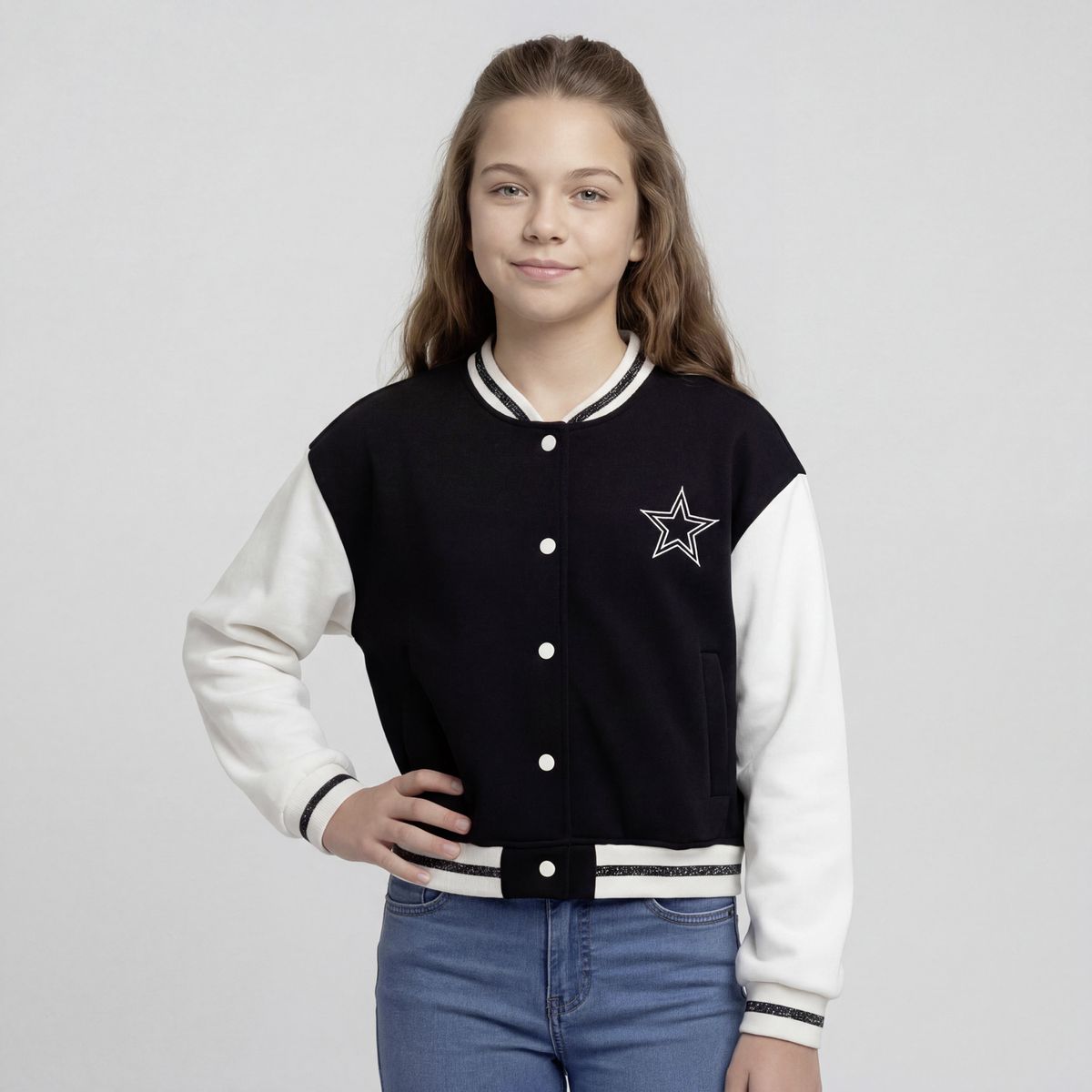 ELEVEN - Polerón Bomber Niña Eleven