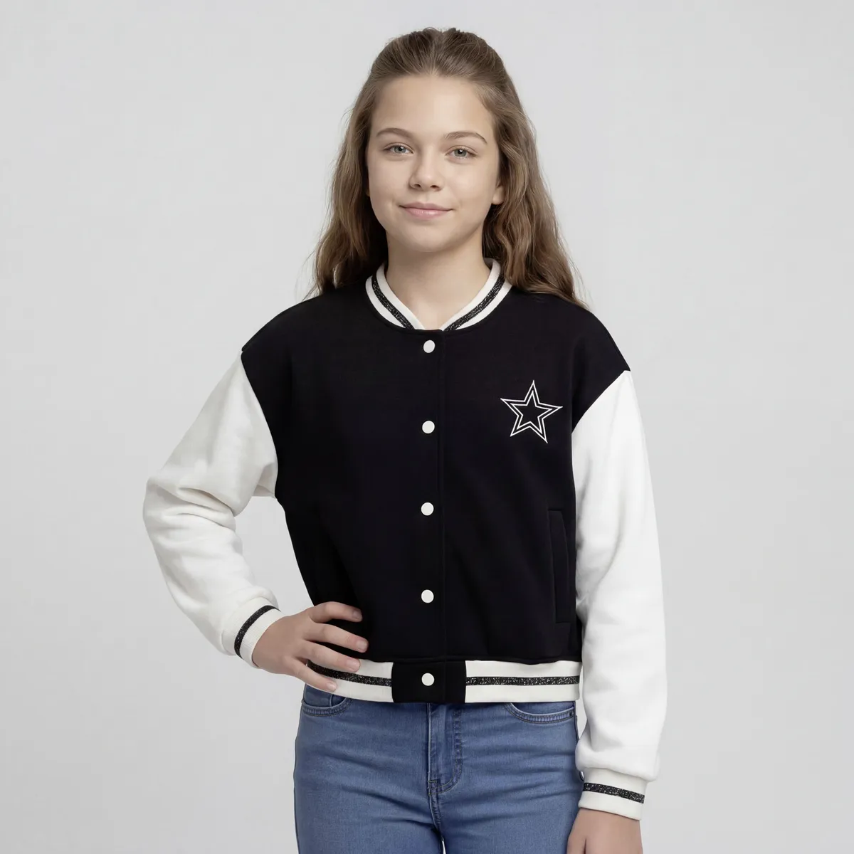 ELEVEN - Polerón Bomber Niña Eleven