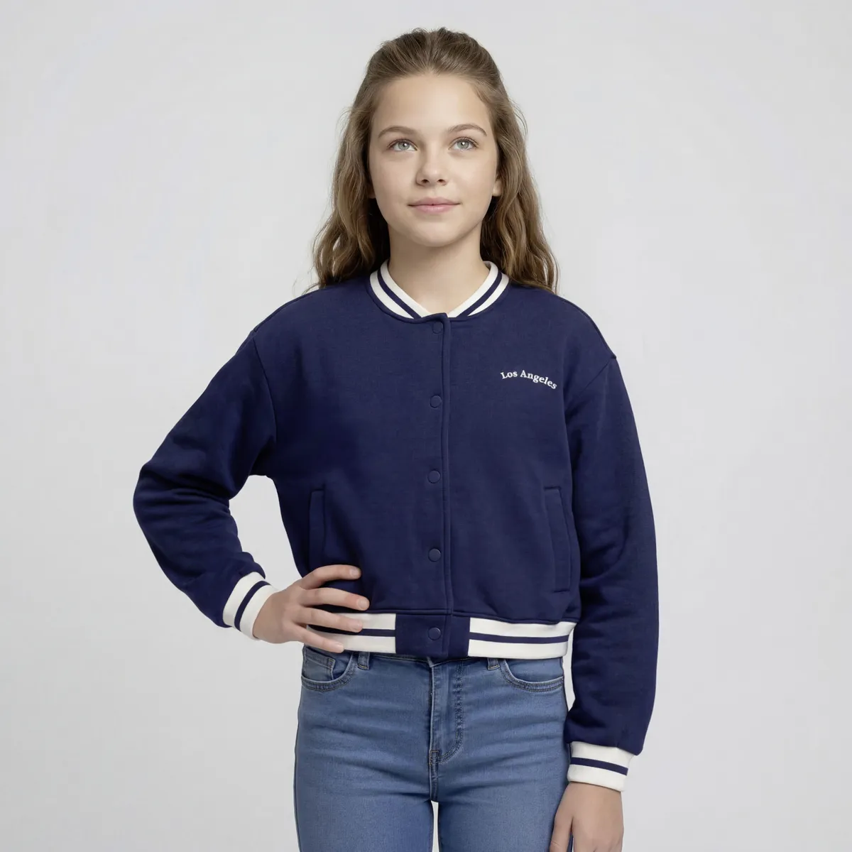 ELEVEN - Polerón Bomber Niña Eleven