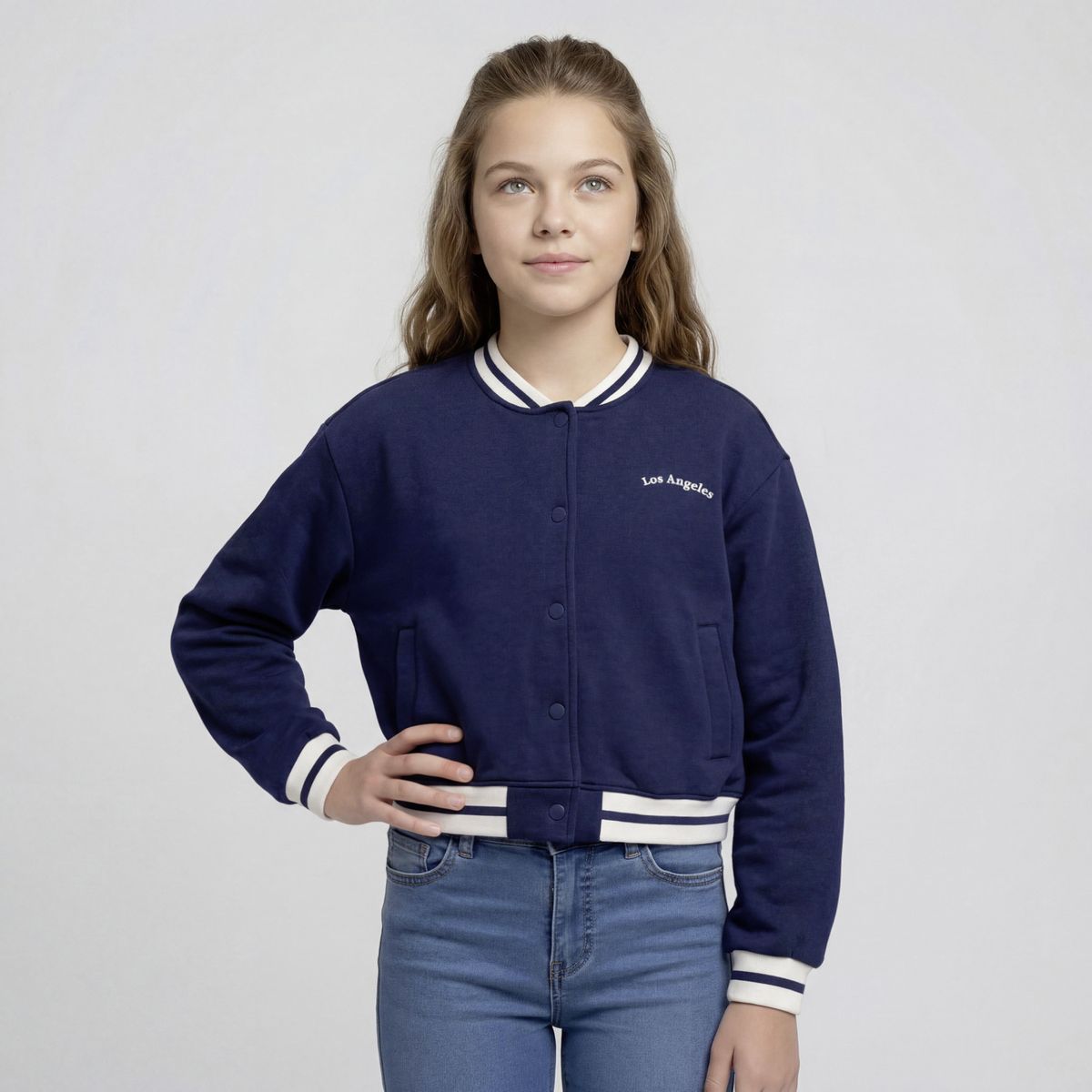 ELEVEN - Polerón Bomber Niña Eleven