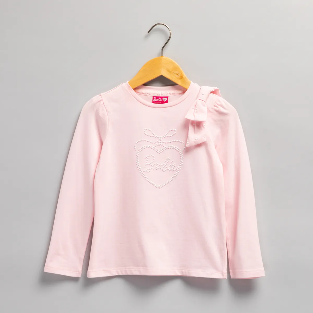 BARBIE - Polera Niña Algodón Barbie
