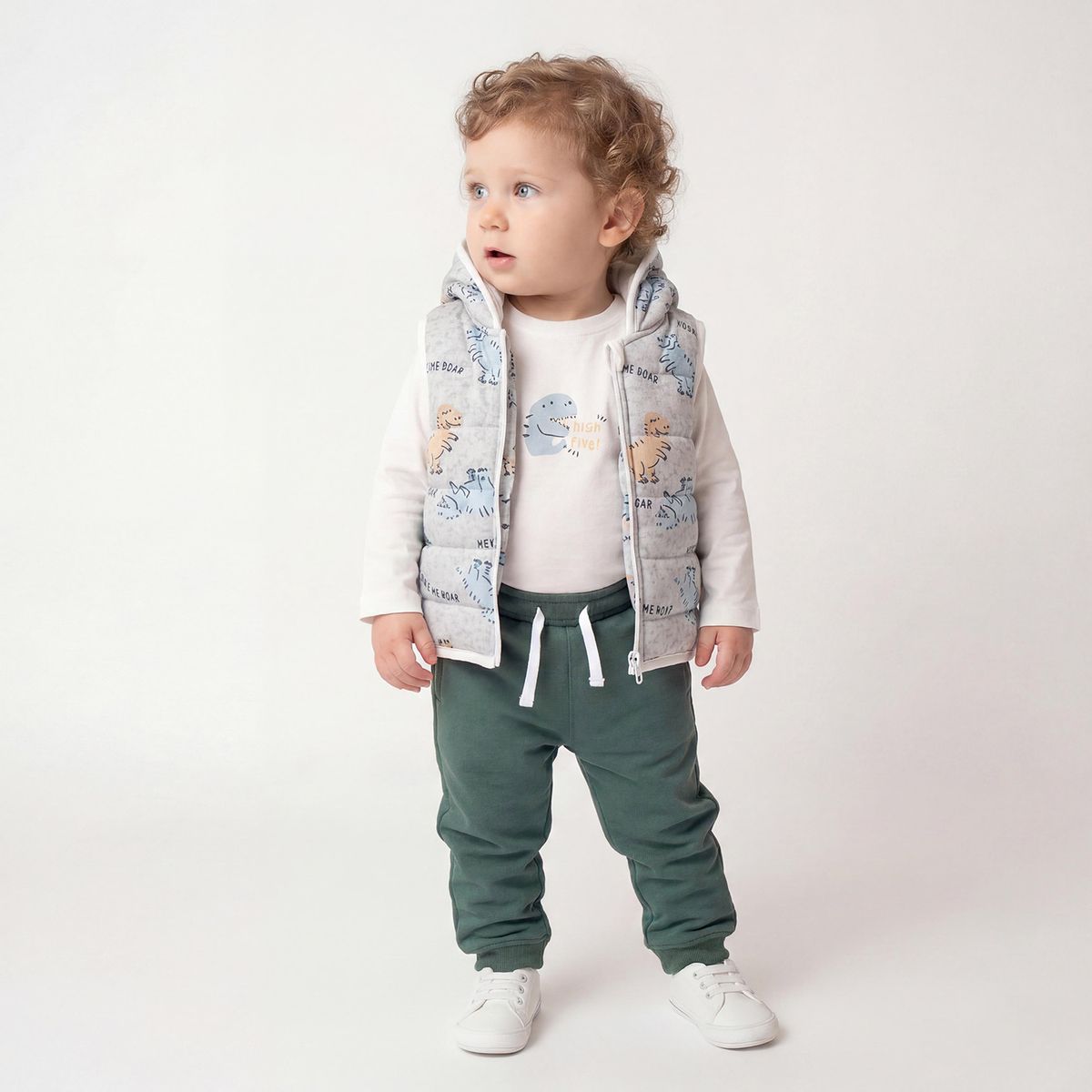 YAMP - Conjunto Bebé Chaqueta Mas Polera Mas Pantalón De Buzo Yamp