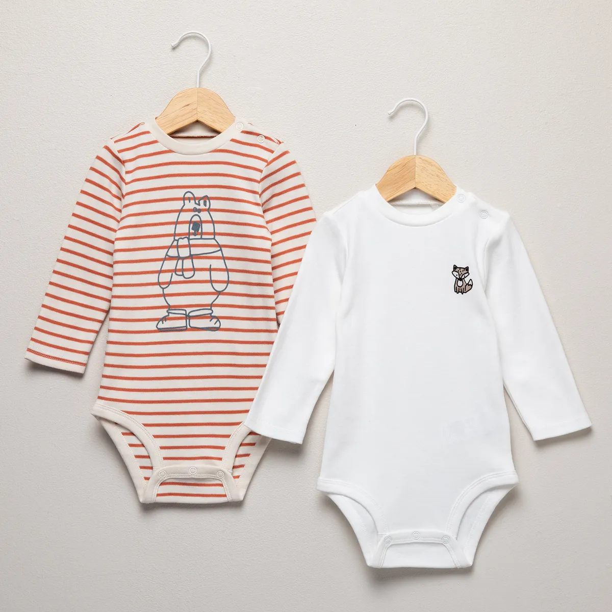 YAMP - Pack De 2 Bodys Bebé Niño Algodón Yamp