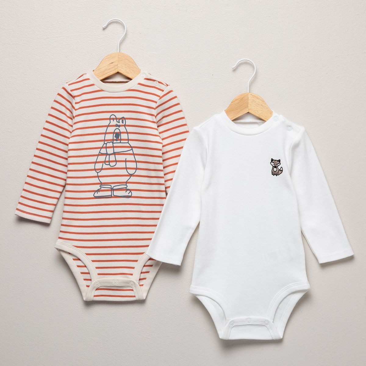 YAMP - Pack De 2 Bodys Bebé Niño Algodón Yamp
