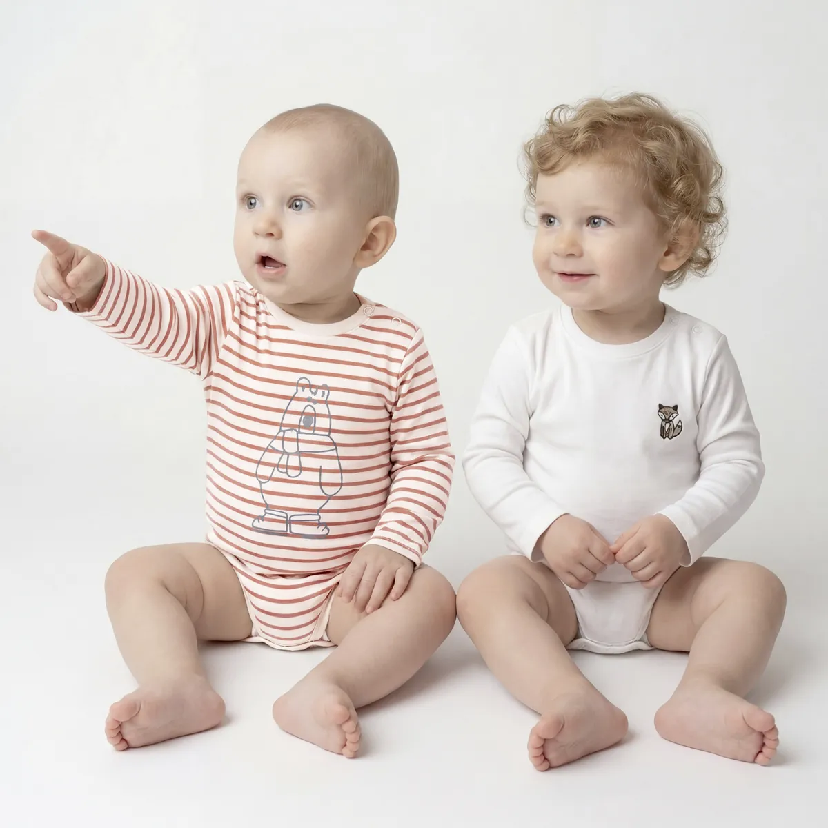 YAMP - Pack De 2 Bodys Bebé Niño Algodón Yamp