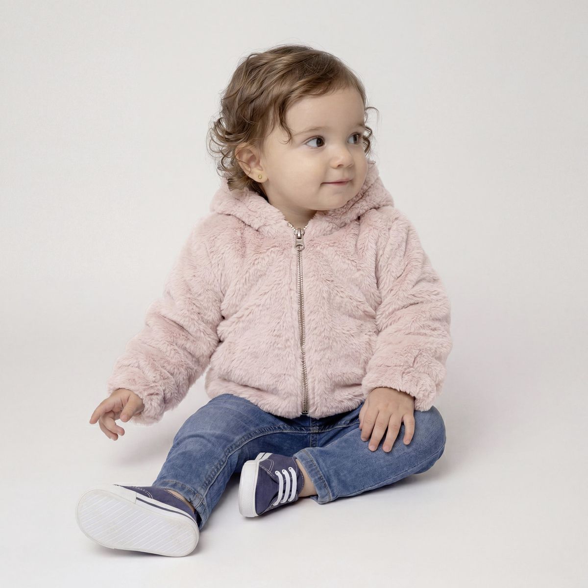 YAMP - Chaqueta Peluda Bebé Niña Yamp