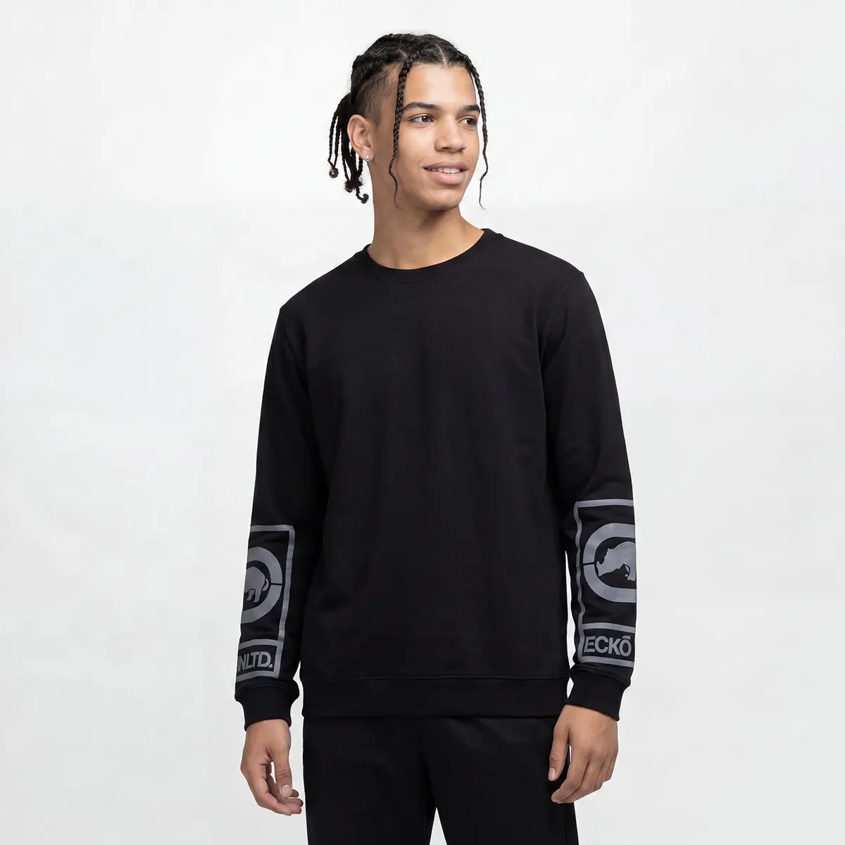 ECKO - Polera Niño Manga Larga Algodón Ecko