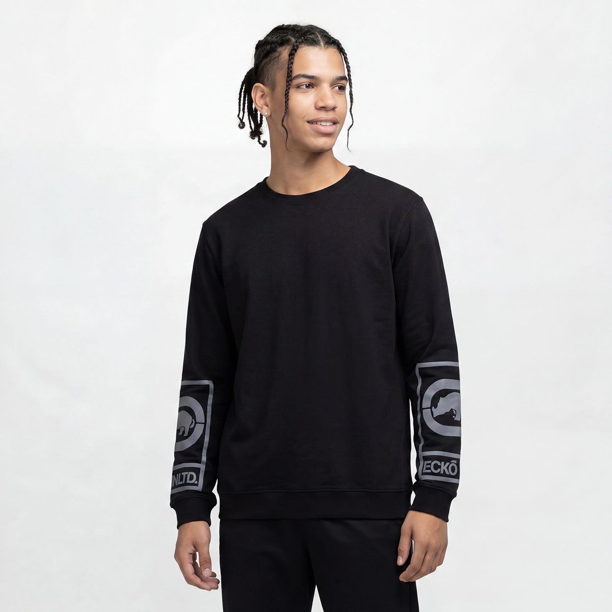 ECKO - Polera Niño Manga Larga Algodón Ecko