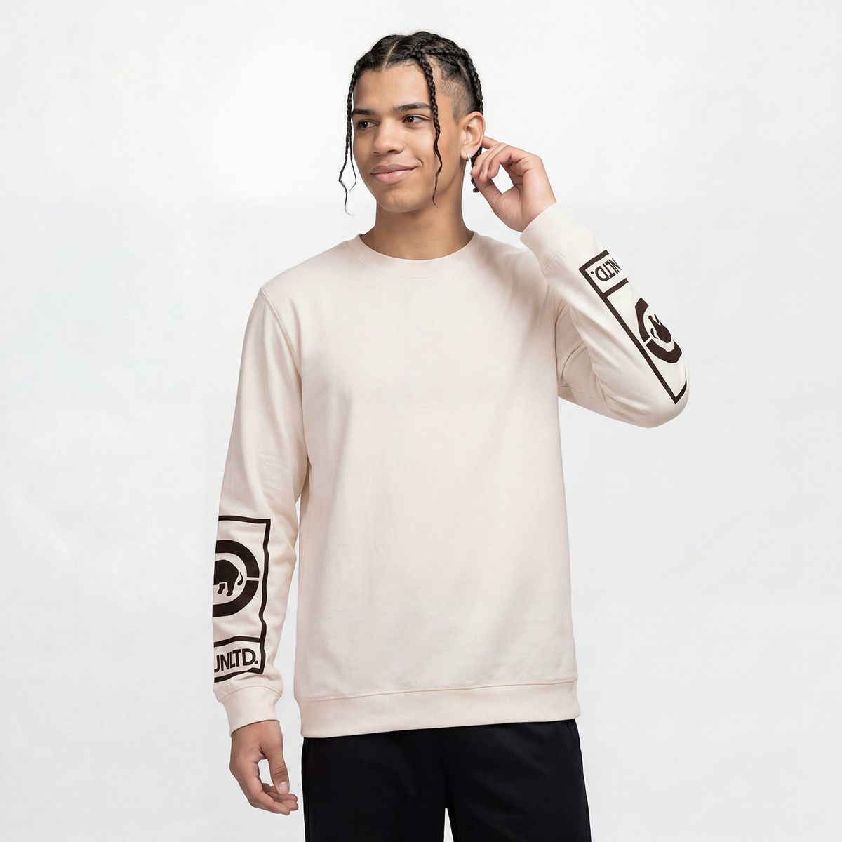 ECKO - Polera Niño Manga Larga Algodón Ecko