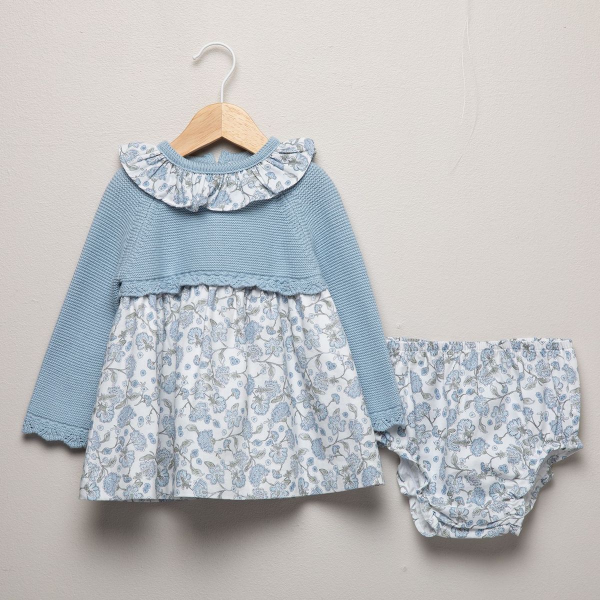 CONIGLIO - Vestido Más Calzón Algodón Bebé Niña Coniglio