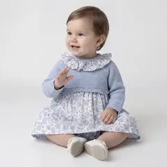 CONIGLIO - Vestido Más Calzón Algodón Bebé Niña