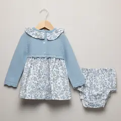 CONIGLIO - Vestido Más Calzón Algodón Bebé Niña