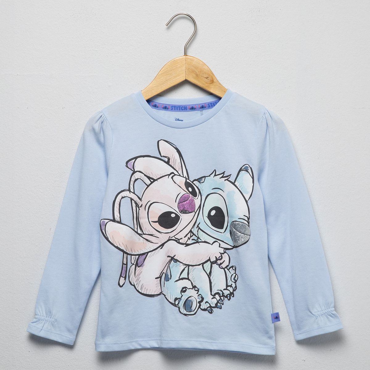 LILO & STITCH - Polera Angel Y Stitch Niña