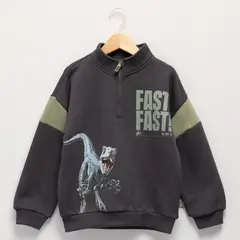 JURASSIC WORLD - Poleron Algodón Niño