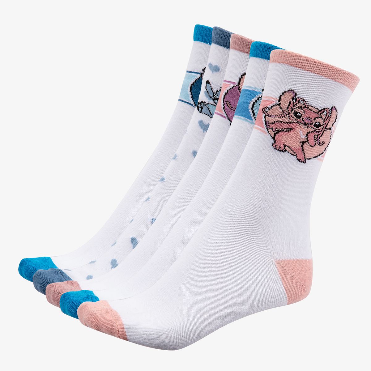 DISNEY - Pack De 5 Calcetines Mujer Disney