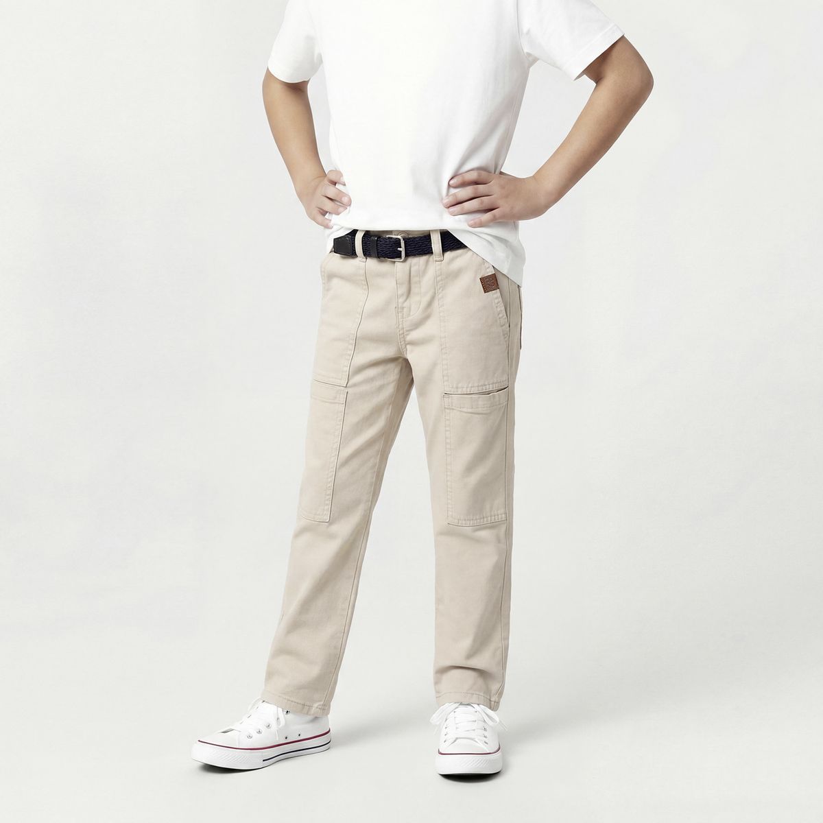 CONIGLIO - Pantalón Niño Con Cinturón Coniglio