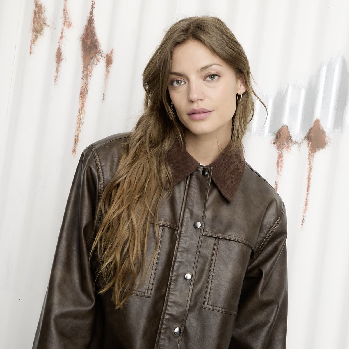 AMERICANINO - Chaqueta Mujer Cuero Effect Americanino