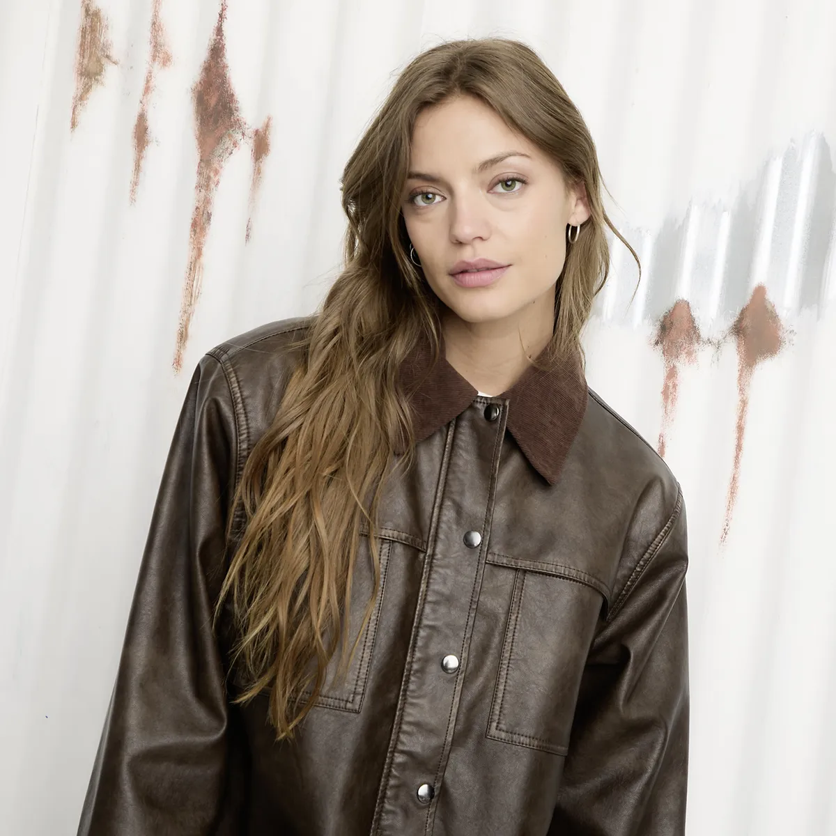 AMERICANINO - Chaqueta Mujer Cuero Effect Americanino