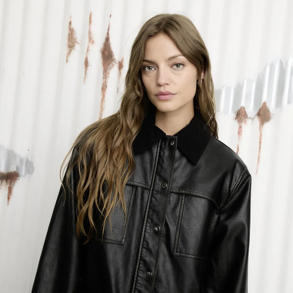 AMERICANINO - Chaqueta Mujer Cuero Effect Americanino