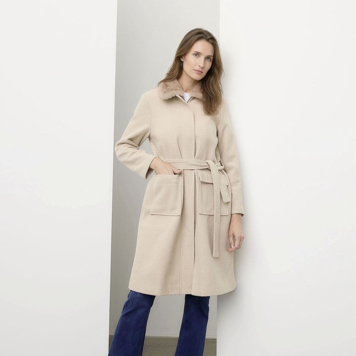 APOLOGY - Chaqueta Cuello Pelo Mujer Apology