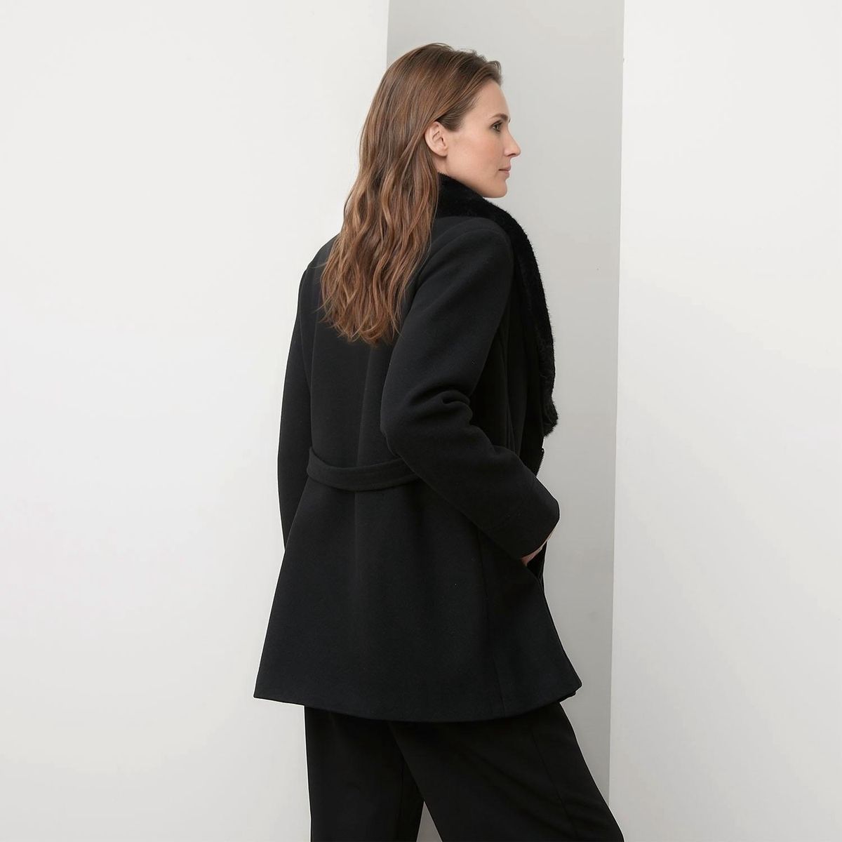 APOLOGY - Chaqueta Cuello Pelo Mujer Apology