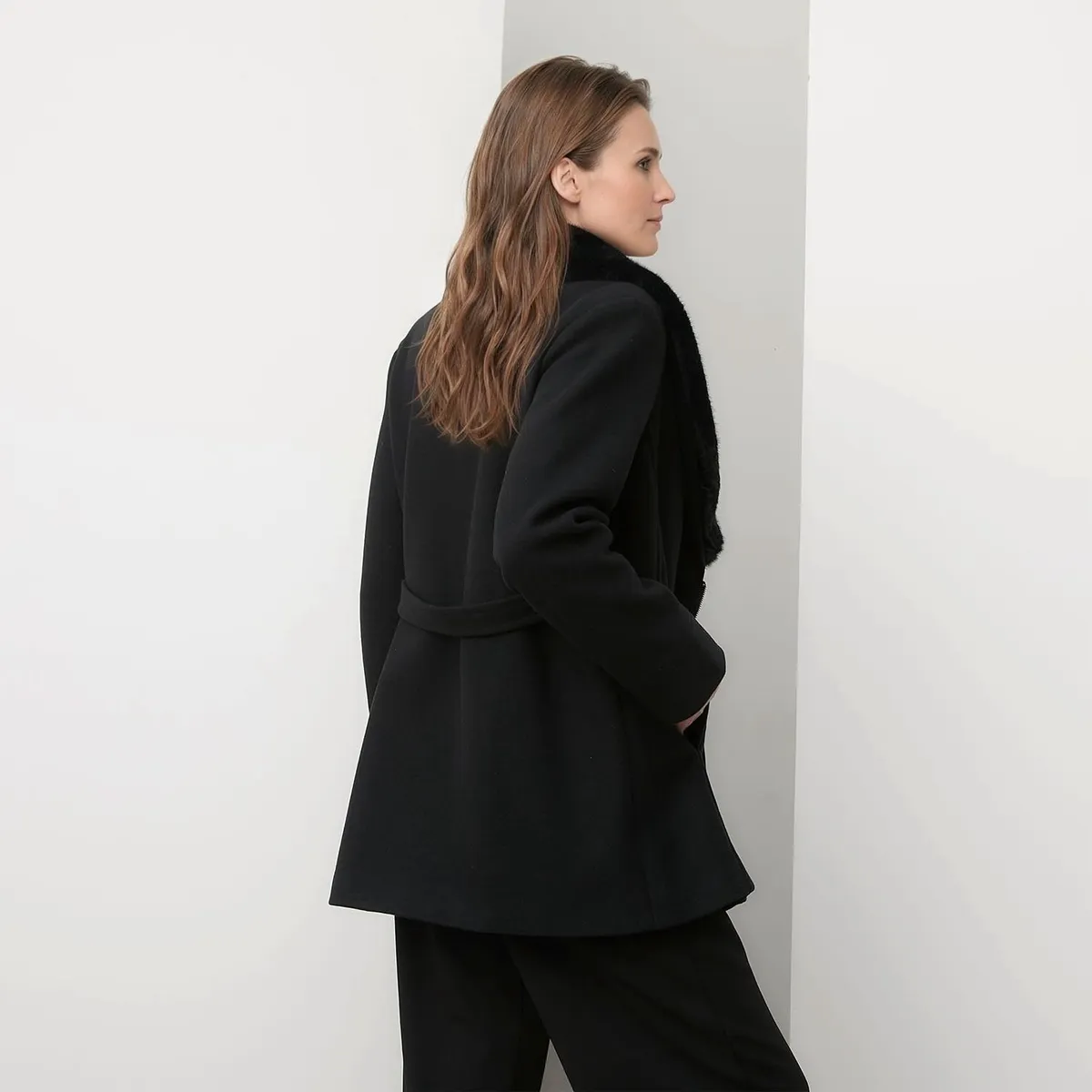 APOLOGY - Chaqueta Cuello Pelo Mujer Apology