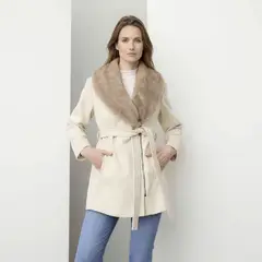 APOLOGY - Chaqueta Cuello Pelo Mujer