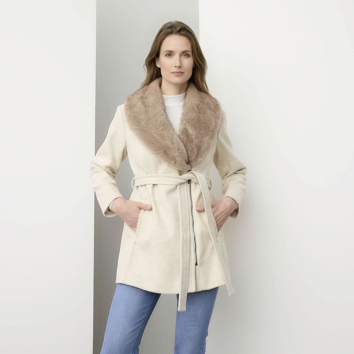 APOLOGY - Chaqueta Cuello Pelo Mujer Apology