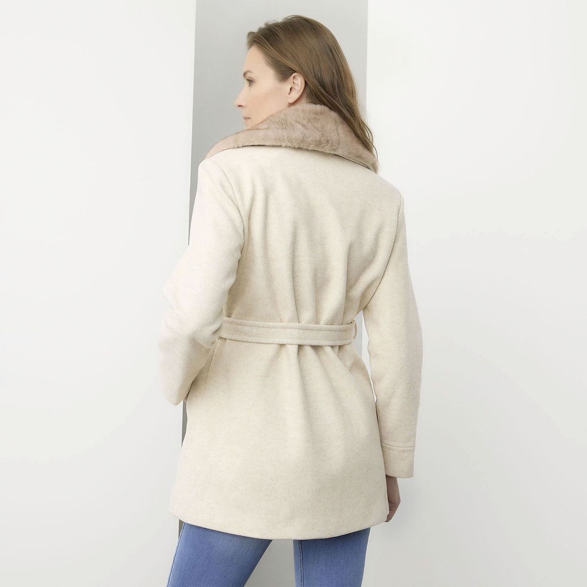 APOLOGY - Chaqueta Cuello Pelo Mujer Apology