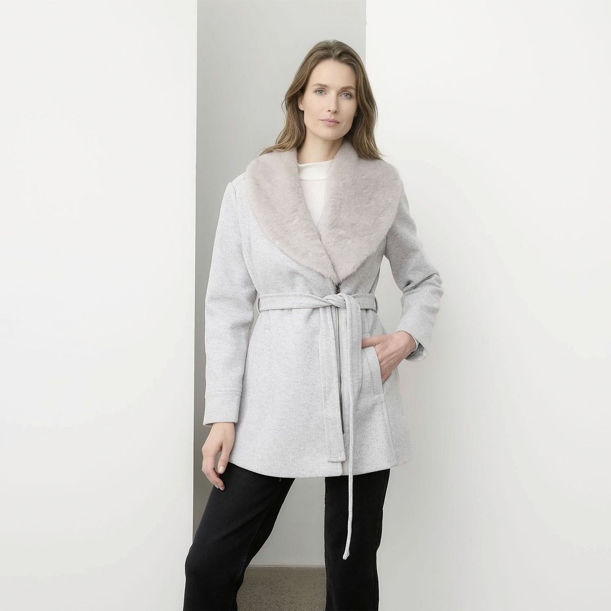 APOLOGY - Chaqueta Cuello Pelo Mujer Apology