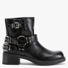 SYBILLA - Botín Mujer Negro