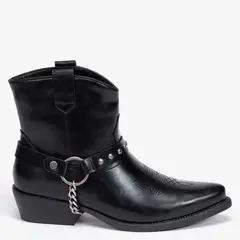 SYBILLA - Botín Mujer Negro