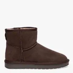 BASEMENT - Botín Mujer Cuero Café