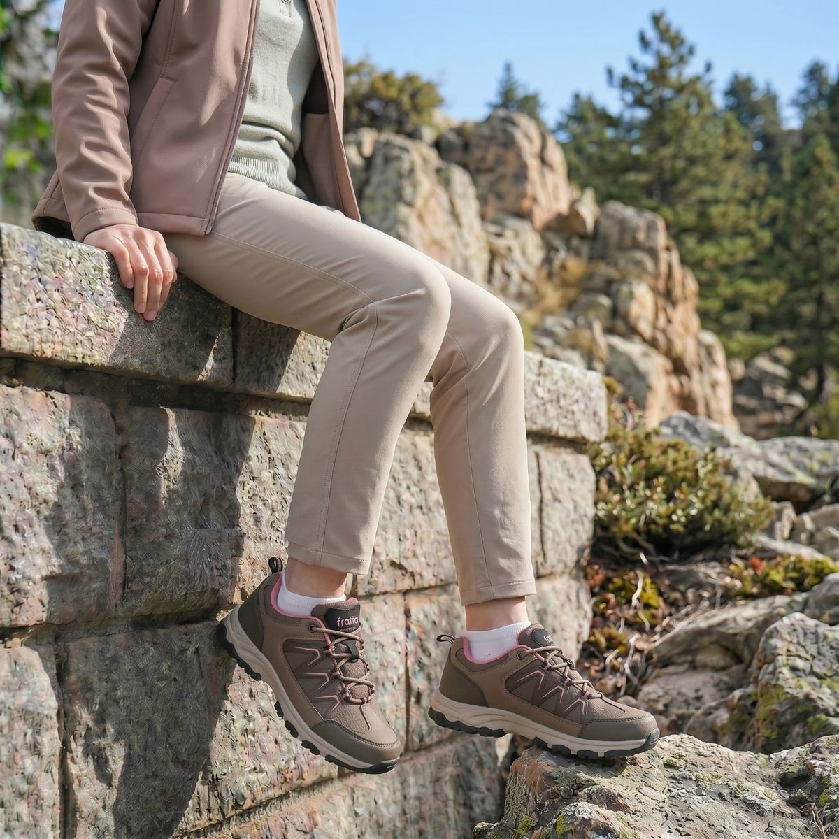 FRATTA - Tepalow Zapatilla Outdoor Y Trekking Mujer Café Fratta