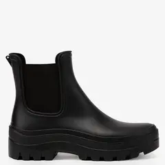 SYBILLA - Bota de Agua Mujer Negro