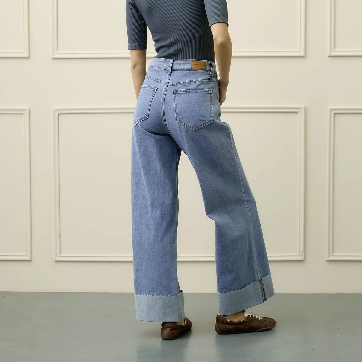 BASEMENT - Jeans Wide Leg Mujer Basement