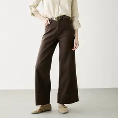 BASEMENT - Jeans Wide Leg Mujer