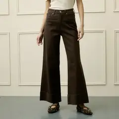 BASEMENT - Jeans Wide Leg Mujer