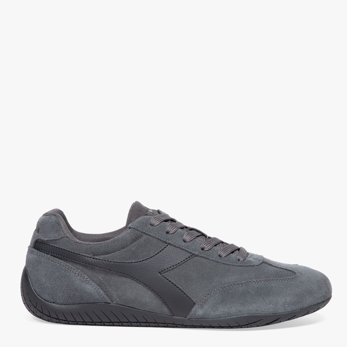DIADORA - Veloza Zapatilla Urbana Hombre Cuero Negro Diadora