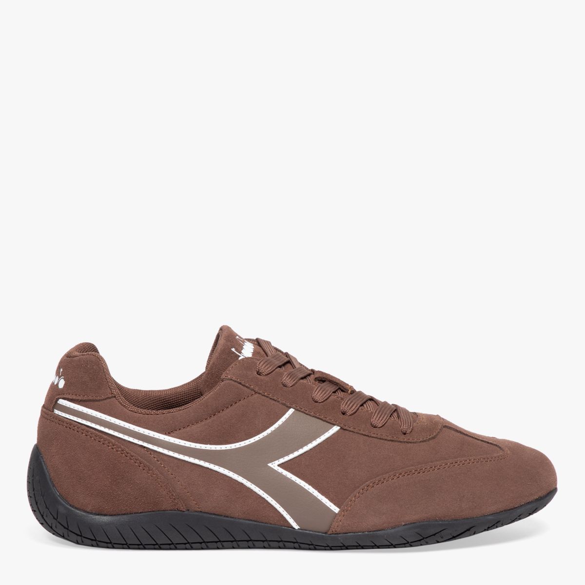 DIADORA - Veloza Zapatilla Urbana Hombre Cuero Café Diadora