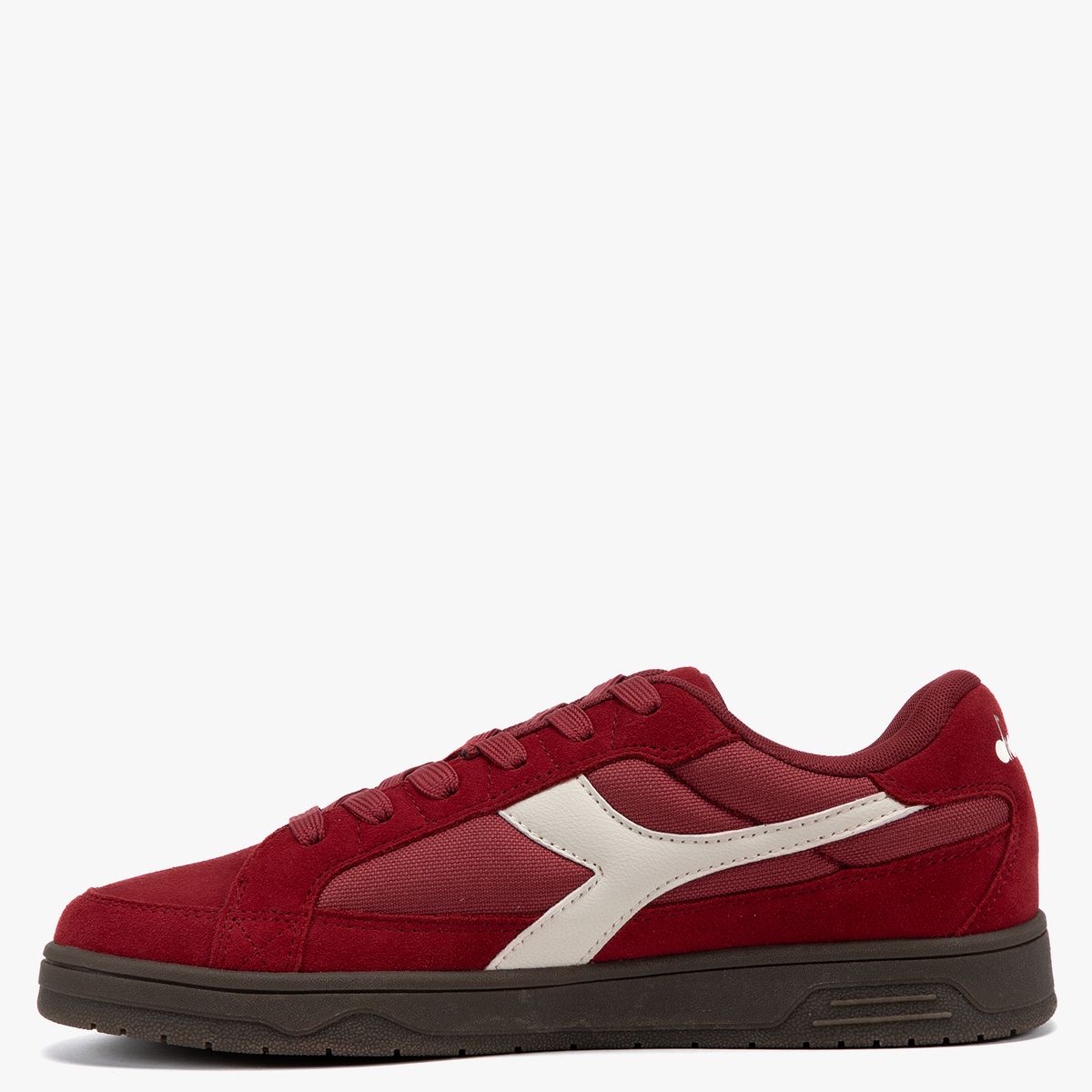 DIADORA - Chunk Zapatilla Urbana Hombre Cuero Rojo Diadora