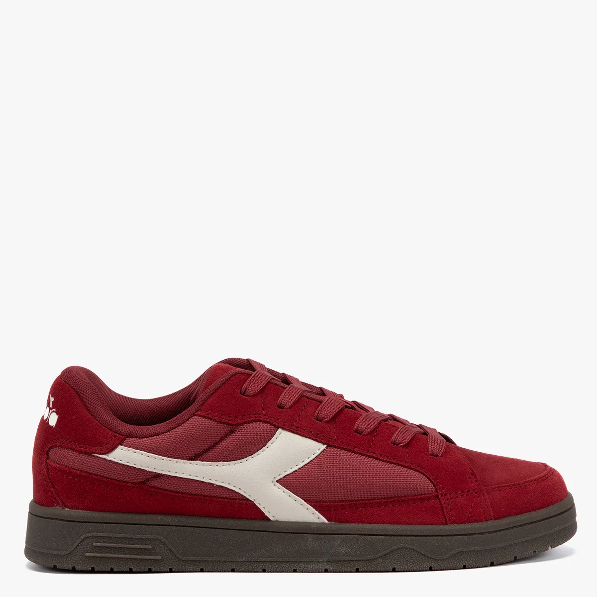 DIADORA - Chunk Zapatilla Urbana Hombre Cuero Rojo Diadora