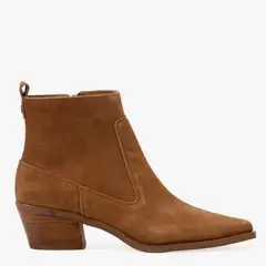 APOLOGY - Botin Mujer Cuero Café